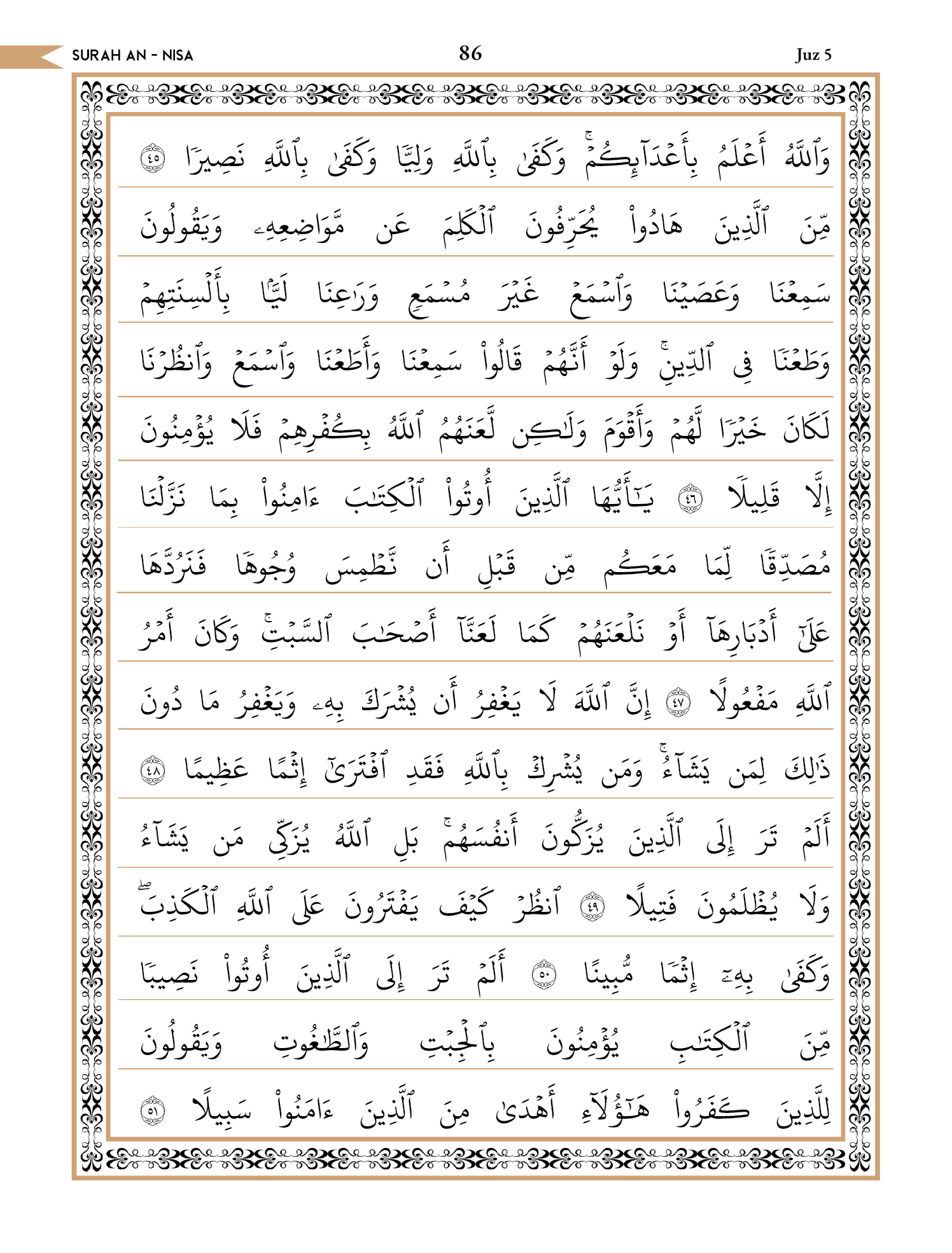 Quran Page 86